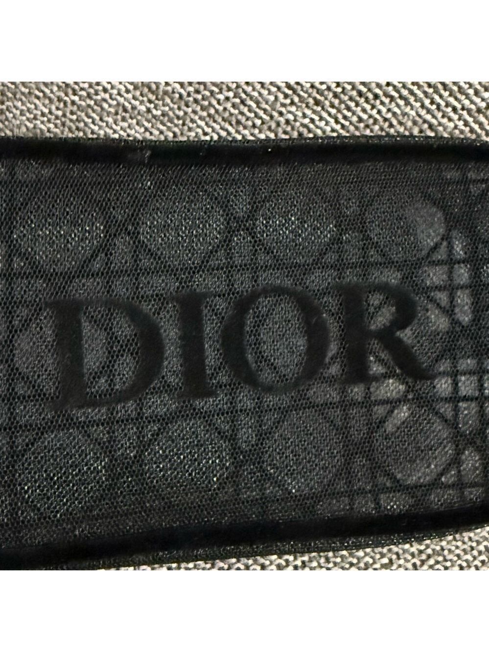 Dior Beauty Makeup Bag Mesh Black Small Pouch Gift Luxury Authentic - Picture 13 of 16